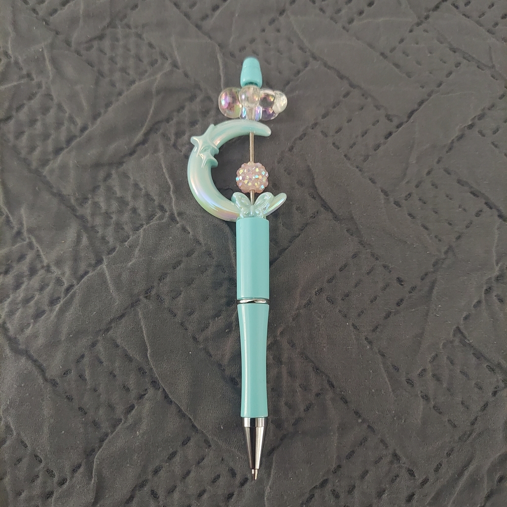 Turquoise Crescent Moon Pen